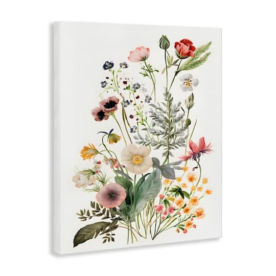 Stupell Industries Subtle Spring Blossoms Canvas Wall Art